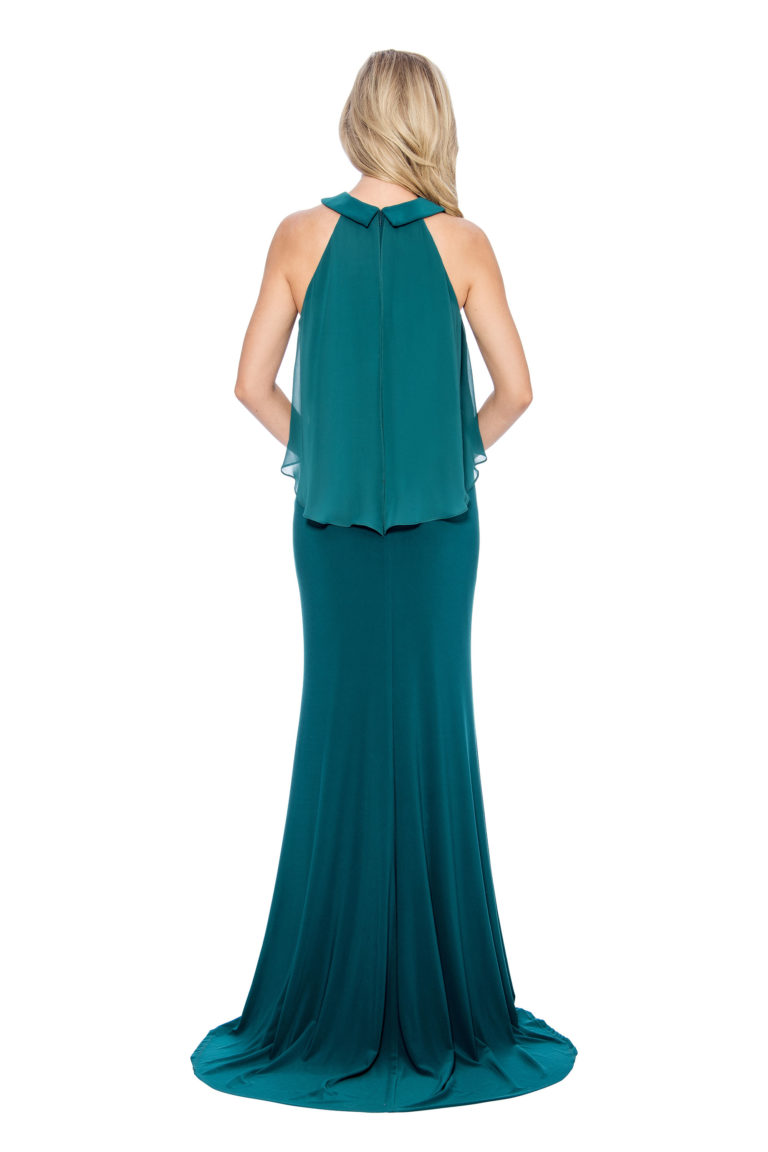 teal gown
