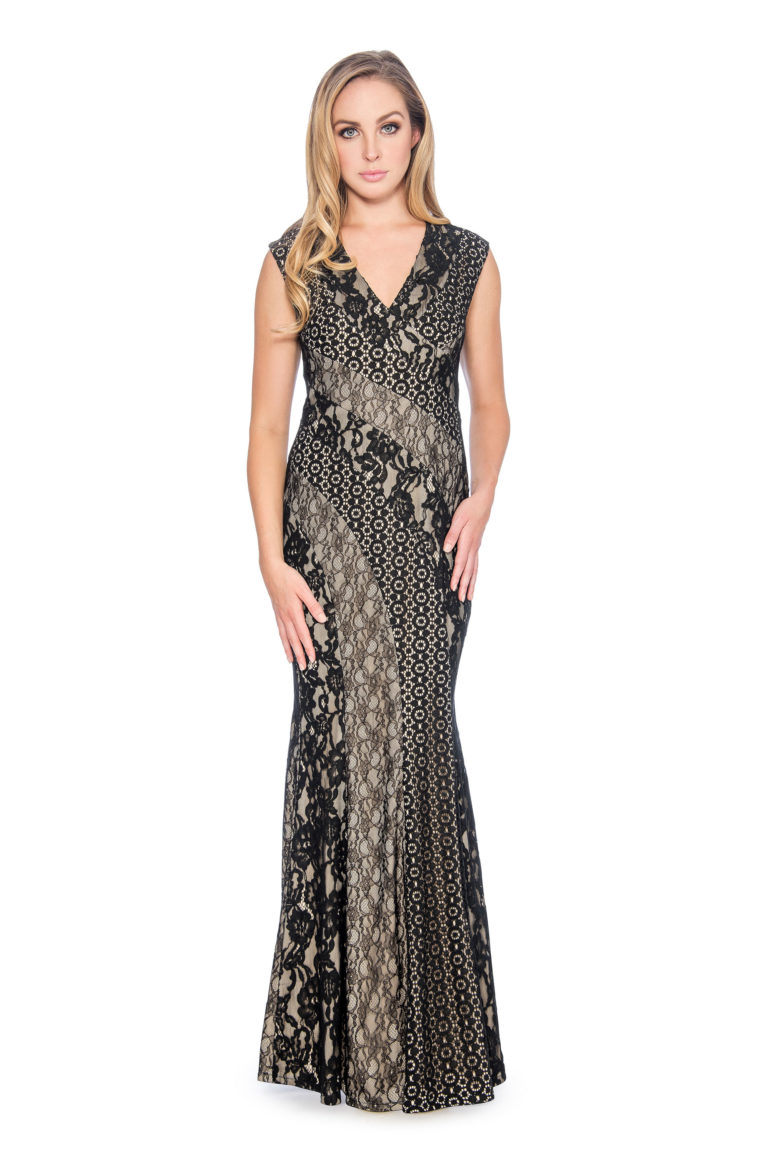 lace black dress