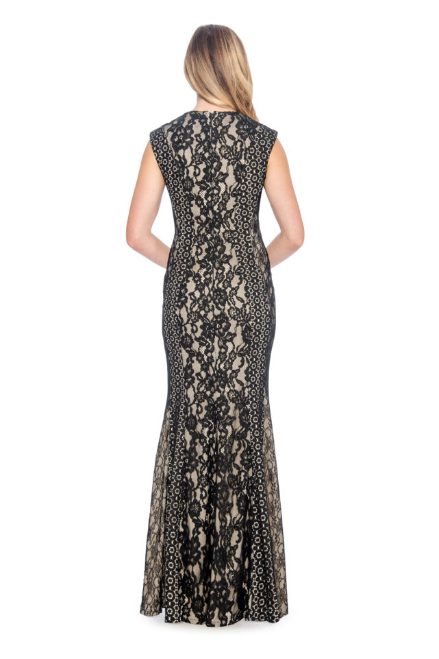 lace black dress
