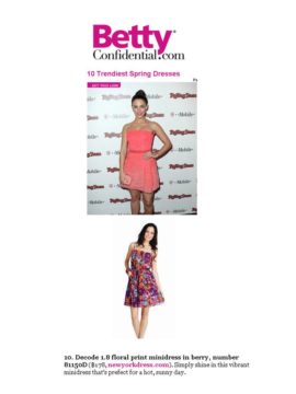 dress in betty confidential