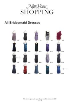 bridesmaid dress in Ny Mag
