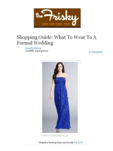 thefrisky.com blue dress