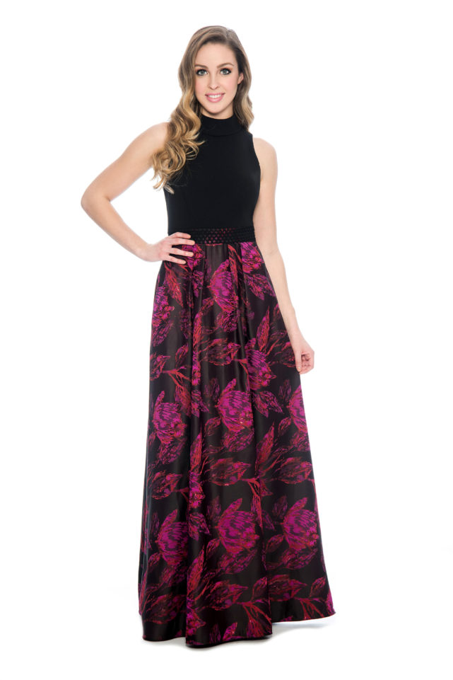 dress with roses