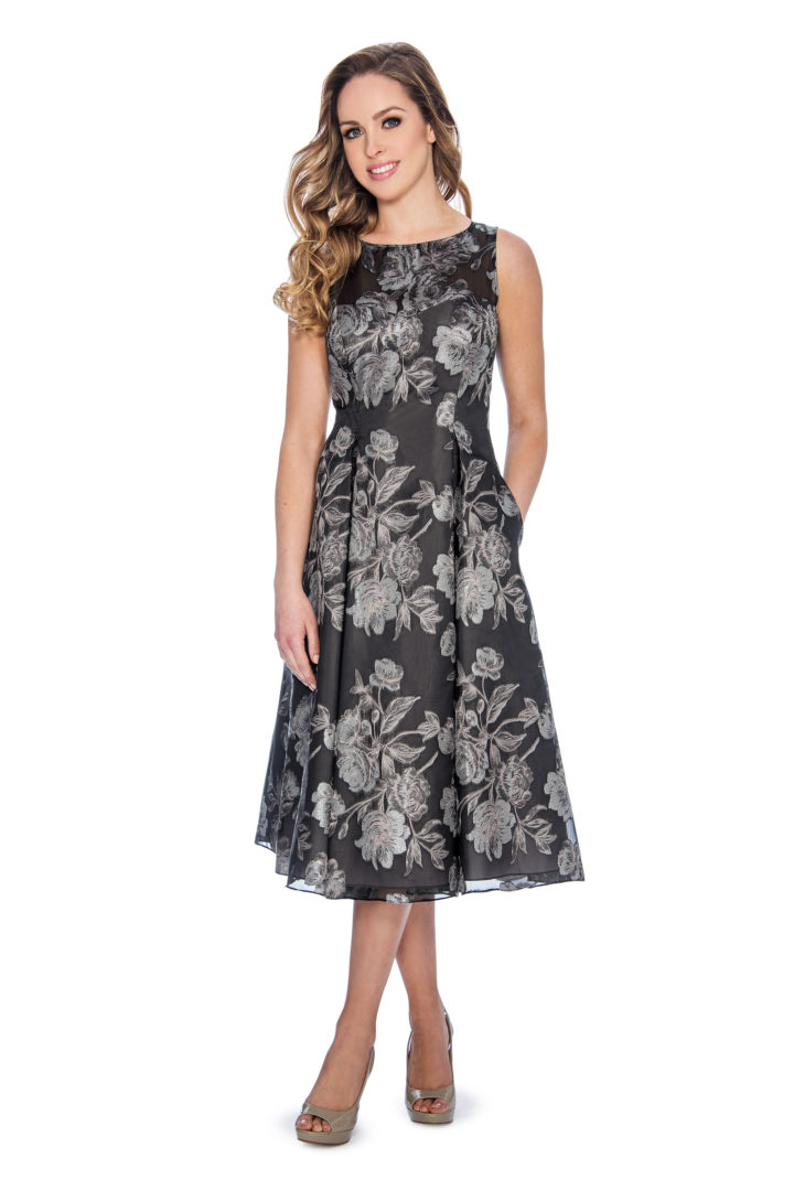floral print, A line, short dress