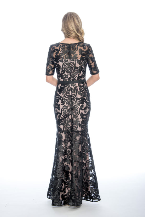 Embroidery, mermaid, long dress