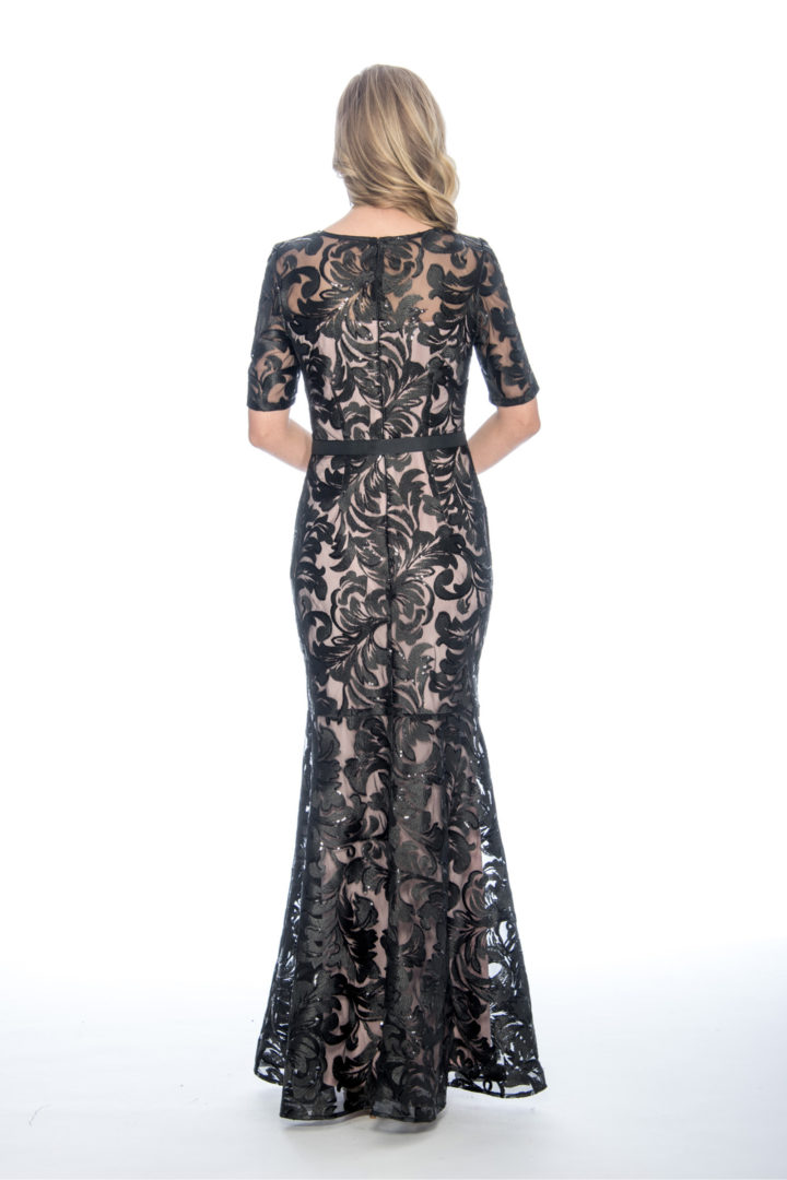 Embroidery, mermaid, long dress