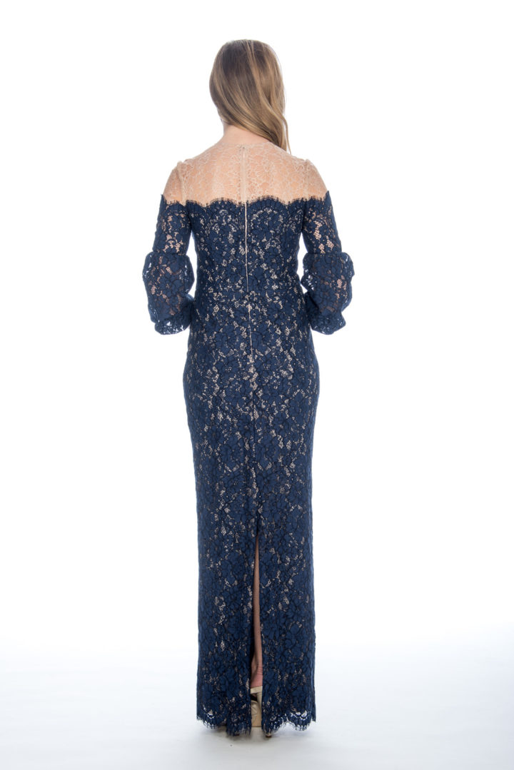 lace, long dress