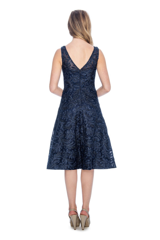 A line, soutache, short dress