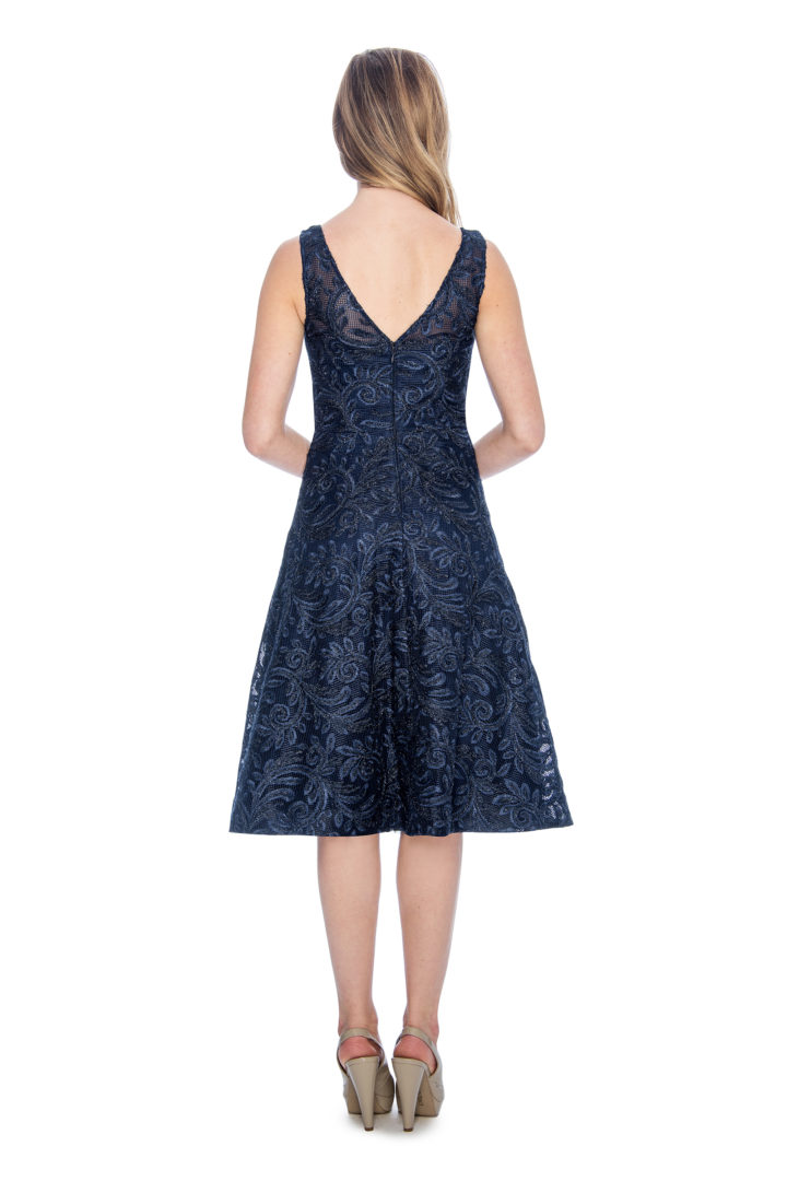 A line, soutache, short dress