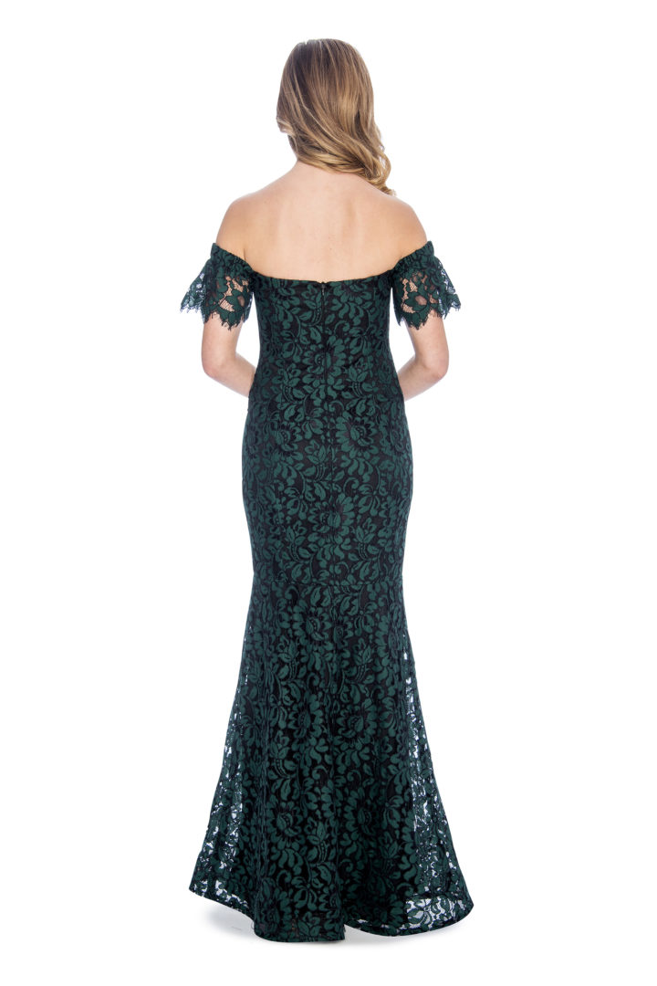 Sweetheart, lace, long dress